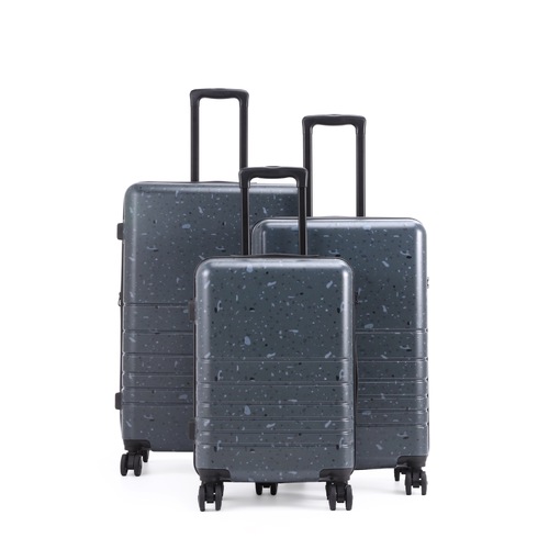 Kate Hill Terrazzo Black 4pc Set Luggage